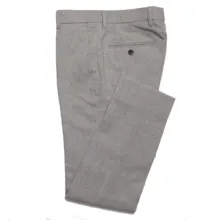 Fashion Grey Flannel Pants Men Slim Fit Business Pants Custom Made Gray Flannel Trousers,Tailored Warm Wool Suit Pants