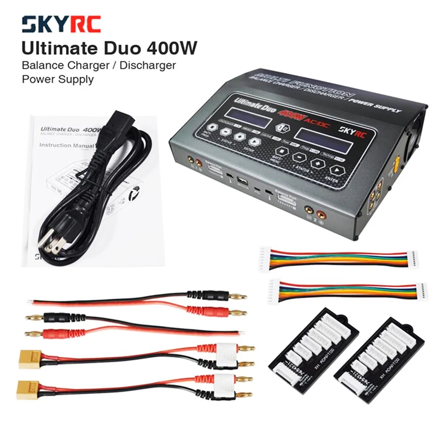 Зарядное устройство SKYRC D400 Ultimate Duo Balance Charger Dis блок питания с поддержкой 1 7S