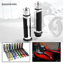 Новинка для Honda Suzuki Kawasaki Yamaha Ducati Dirt Bike мотоциклетные рукоятки черная ручка CNC " 22 мм Руль рукоятки подходят