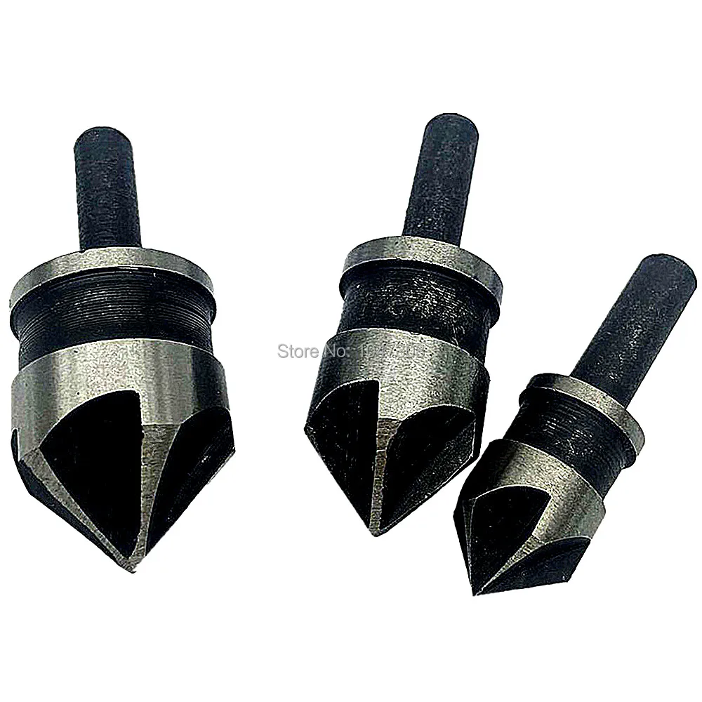 Buy 3pcs Countersink Bits Countersinks Power Drill