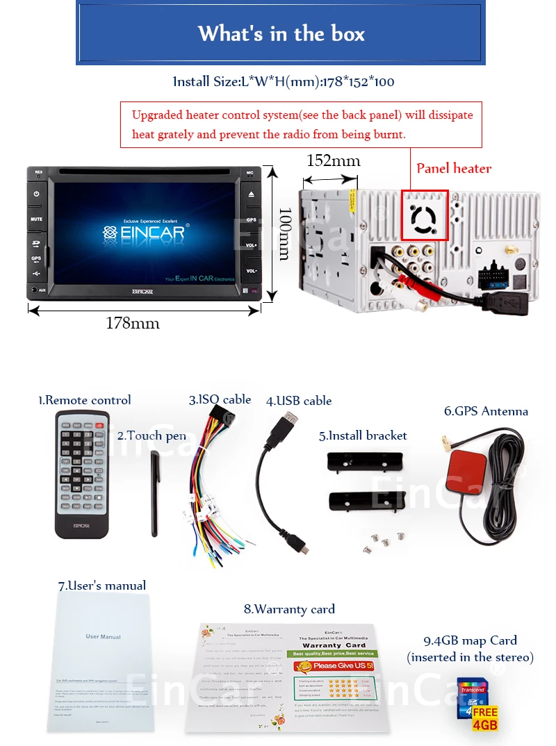Top Head Unit GPS Car DVD Player Accessory Movie Receiver Touchscreen Map Autoradio Stereo Auto Radio Capacitive Sub USB 7