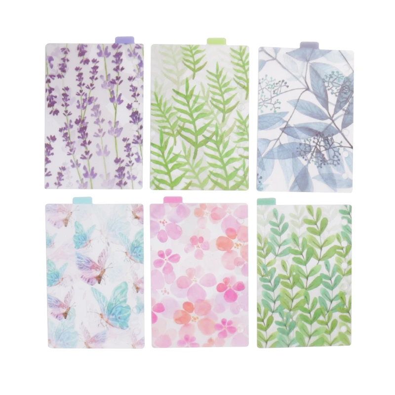 A5 A6 A7 Catoon Clear Divider индексные страницы сортировщик для 6 отверстий Binder|Записные