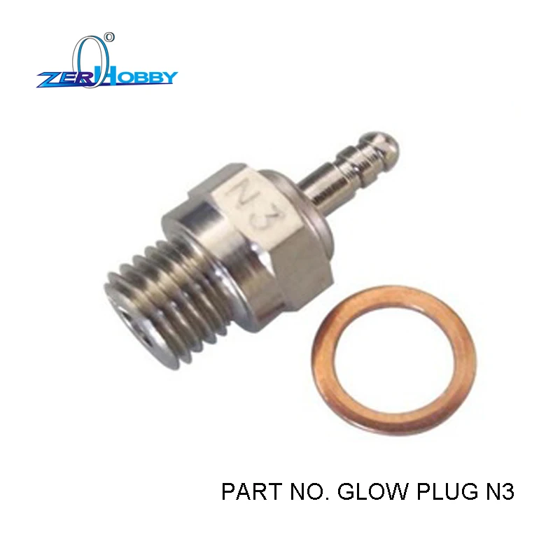 

HSP RACING RC CAR TOYS SPARE PARTS ACCESSORIES FOR NITRO RC CAR MODELS (PART NO. GLOW PLUG N3)