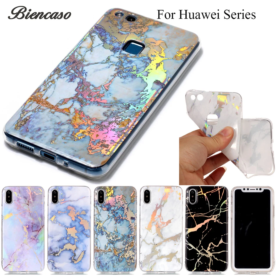 Goede Marmer Telefoon Gevallen voor iPhone 7 X Case Voor Huawei P10 Lite P9 LITE 2017 Honor 8 jeugd Coque IMD TPU Back Covers Capa Fundas B02