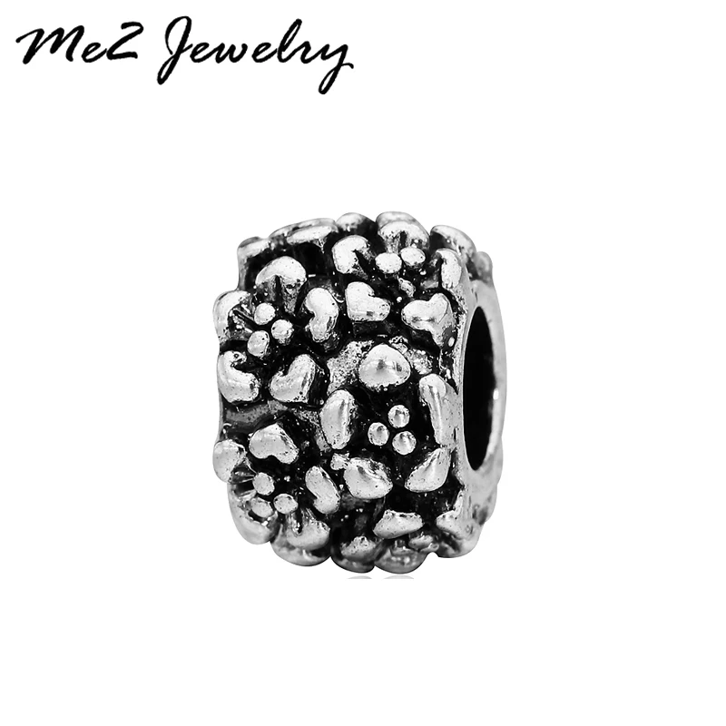 1PC Beads Fit Original Charms Bead Bracelet 2017 Silver Plated Charm Flower DIY Jewelry Making Free Shipping | Украшения и