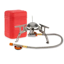 LIXADA 17*7cm Mini Camping Stoves Folding Outdoor Gas Stove Portable Furnace Cooking Picnic Split Stoves 3000W Cooker Burners