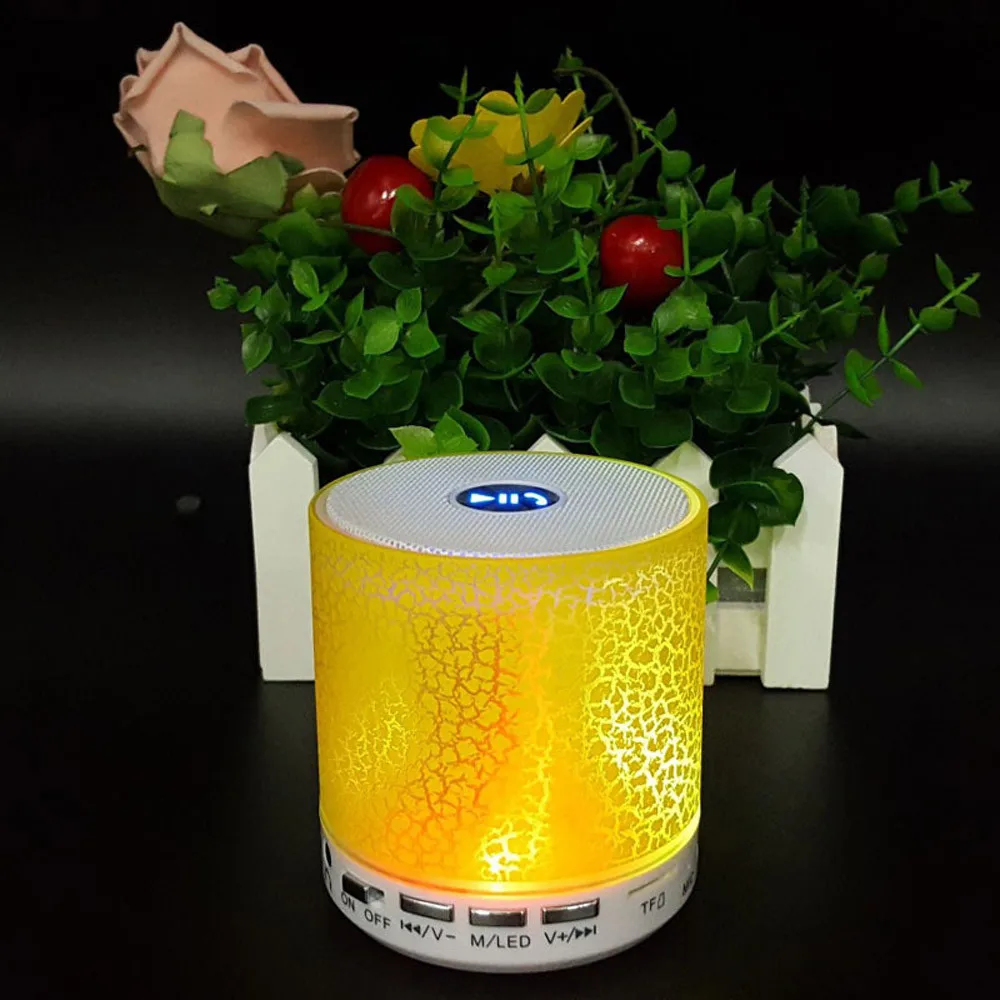

Portable Mini LED TF Wireless Stereo Bluetooth Speaker For iPhone Tablet PC FMp ortable subwoof sound loudspeaker