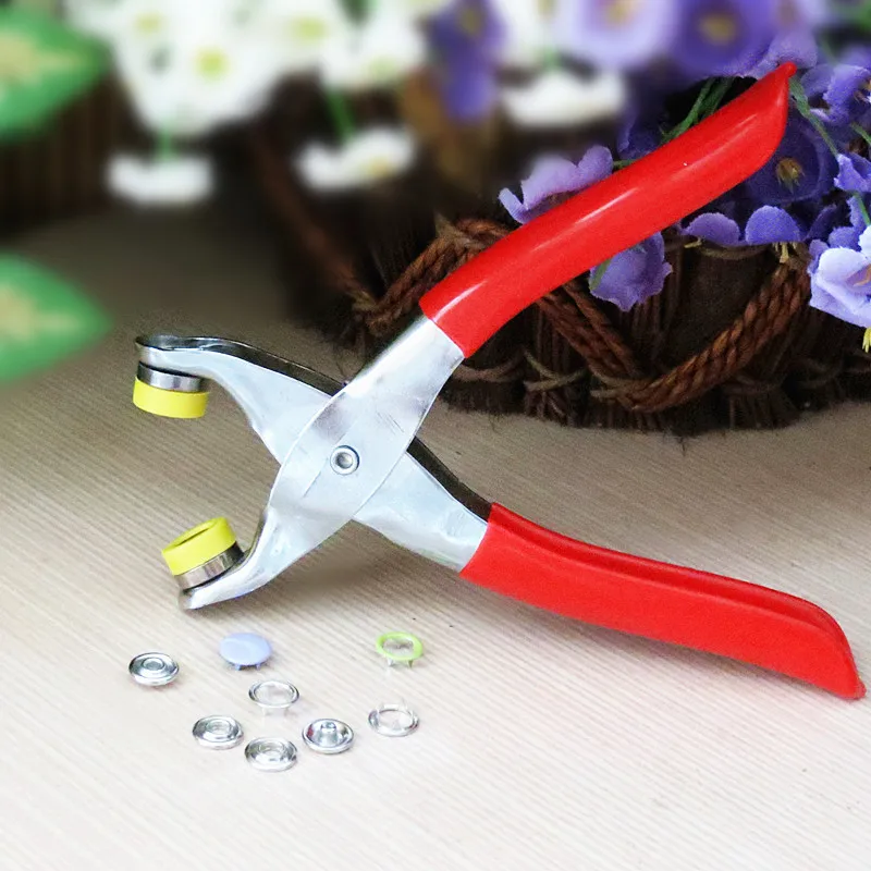 9.5mm prong snap button tools household hand plier baby romper metal