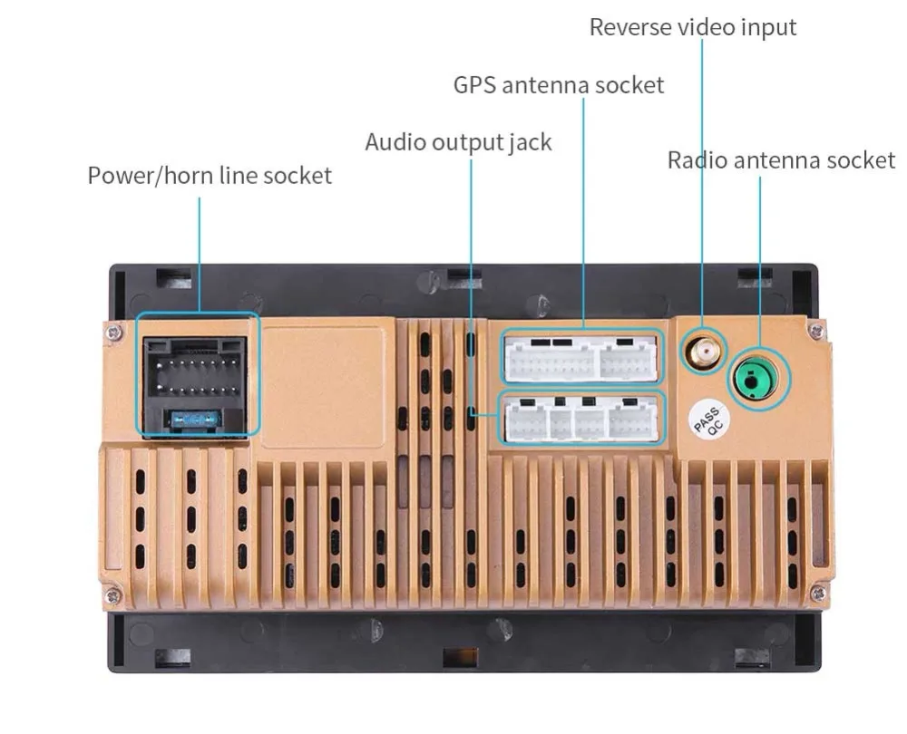 Discount Wholesale 20 units Smart Car Android 7.1 MP5 Player quad core GPS navigation Super slim 7inch tablets multimedia FM Mirror link 19