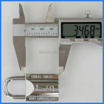 

5 pcs 28mm 8 discs tumbler mechanism tool box cabinet padlock with different keys