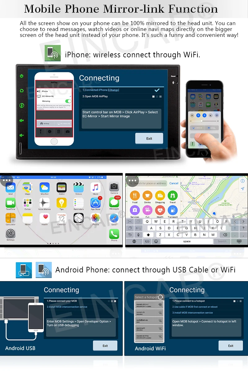 Discount Double 2Din Android 6.0 Capacitive Screen Car Multimedia Radio car gps Headunit Support Bluetooth/WiFi/OBD2/Mirrorlink+Camera 5 Discount Double 2Din Android 6.0 Capacitive Screen Car Multimedia Radio car gps Headunit Support Bluetooth/WiFi/OBD2/Mirrorlink+Camera 5