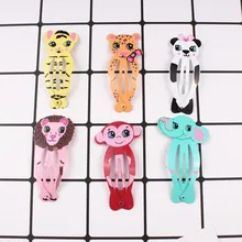 6 шт животных заколки-пряжки для волос заколки Головные уборы парикмахерские зажимы зажим парикмахерские шпильки аксессуары для волос ручной работы для укладки волос инструменты