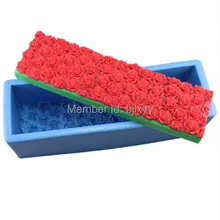 Романтические розы Мыло Плесень ручной работы мыло плесень Силиконовая форма 3 d Мыло Плесень