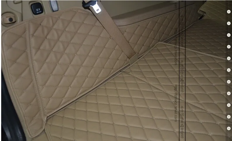 Специальные коврики для багажника автомобиля для Mercedes GL 400 7 мест Водонепроницаемые кожаные ковры зеленые износостойкие полностью окруженные ковры