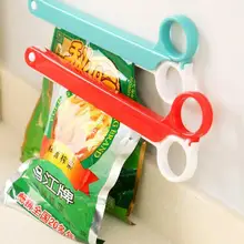 1 шт. практичные пластиковые ножницы в форме закуска Еда запайки влаги клип Малый размер