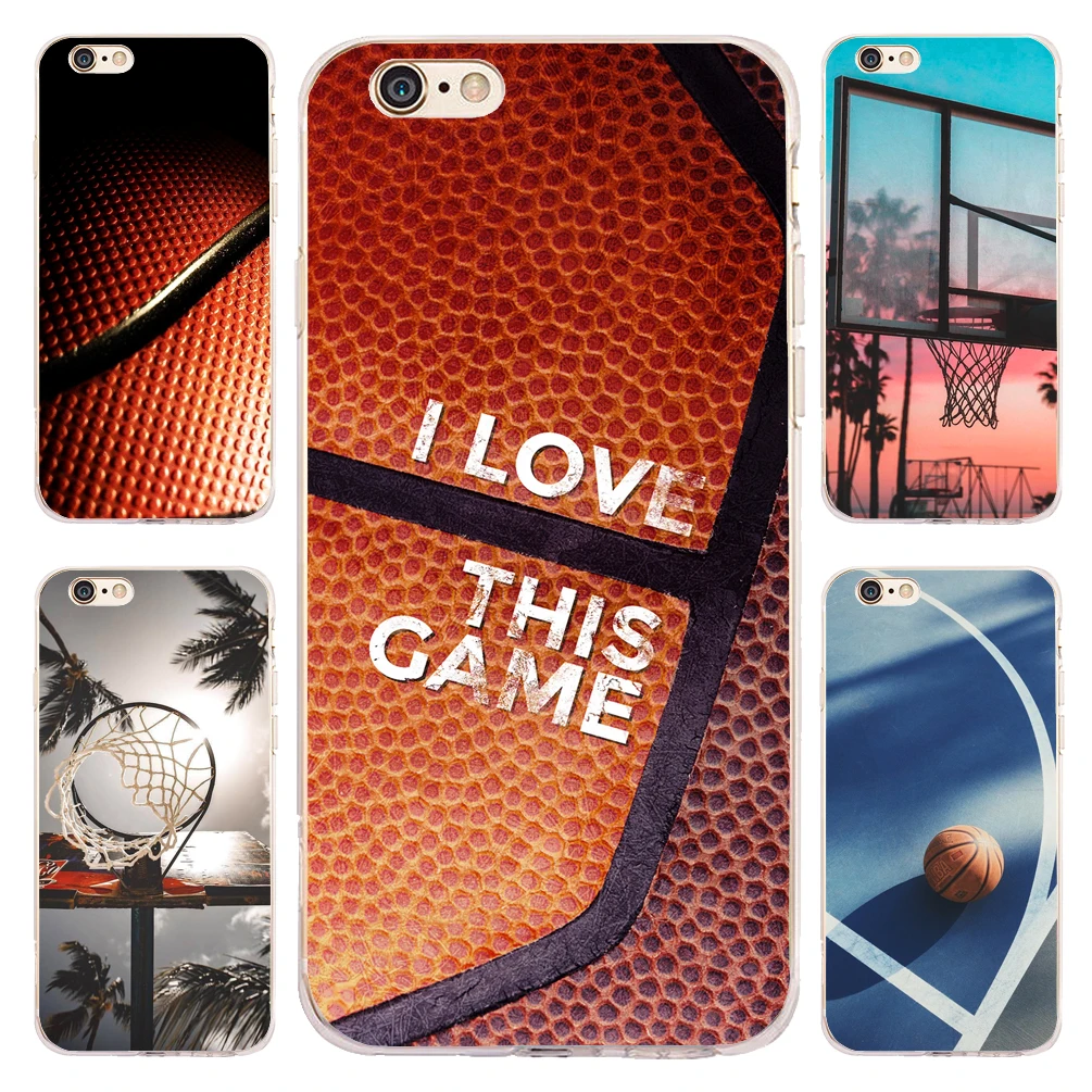 Fundas Sport Basketball Game Clear Soft Silicone Phone Cases for iPhone XS Max XR X 7 8 6 6S Plus 5S 5 SE 5C 4S 4 iPod Touch |