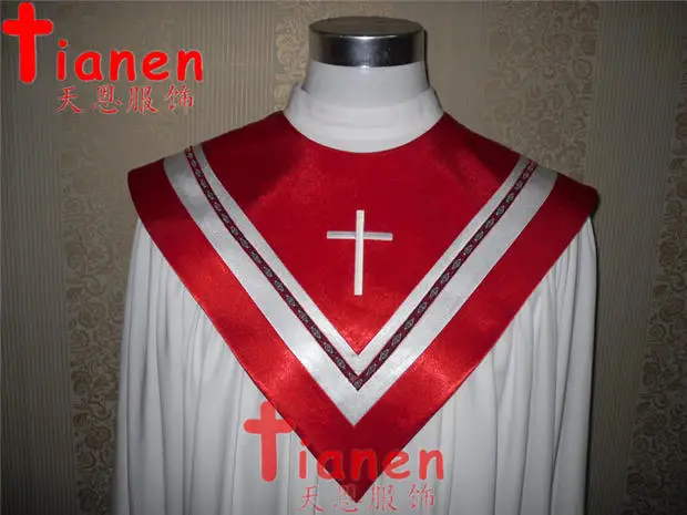 最安値 キリスト教 ガウン 教教会合唱ローブ服詩合唱賛美歌聖なる衣服 洗礼 歌隊 セレモニー 襟取り外す可能s M L Xl クリスマス 日本公式品 Centrodeladultomayor Com Uy