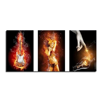 

Flame beauty triple 25X38X3 new needlework 100% full square drill diamond painting diy cross stitch diamond embroidery mosaic