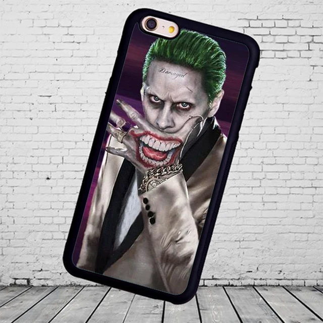 Joker Hand Smile Tattoo Suicide Squad Printed Soft Phone