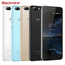 Blackview A7 мобильного телефона Android 7.0 MTK6580A Quad Core 5.0 «IPS смартфон 1 ГБ + 8 ГБ двойной сзади Камера GPS 3 г разблокирована сотовый телефон