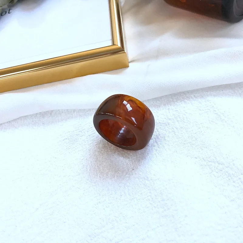 

Free Shipping New Simple Cute Resin Sweet Ring