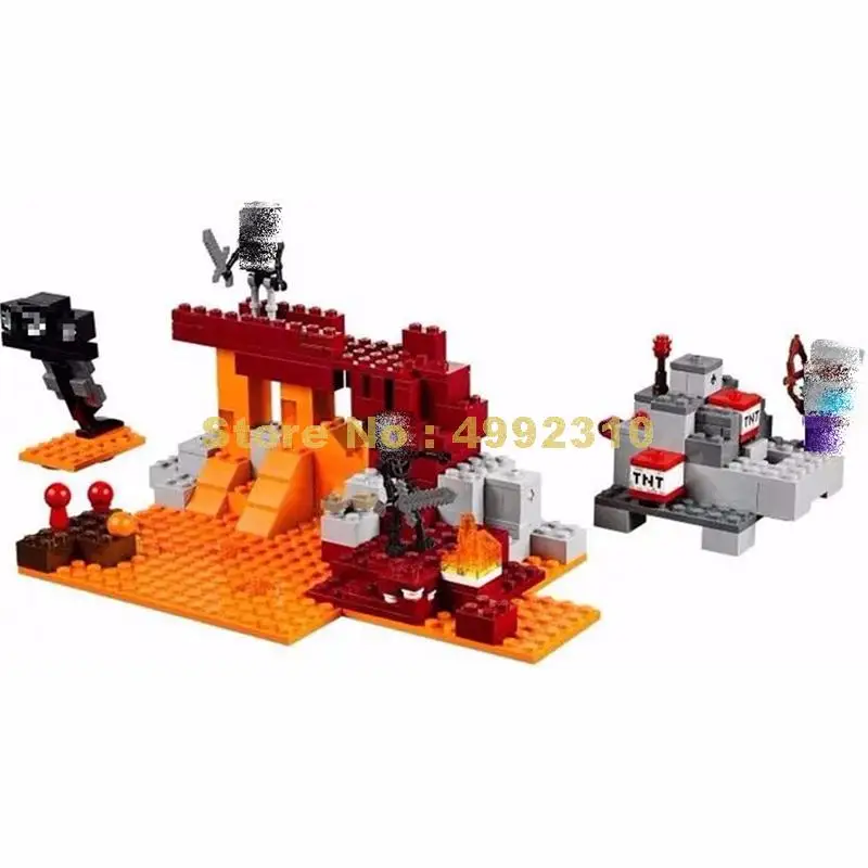 

10469 324pcs my world the wither bela building block 21126 Bricks Toy
