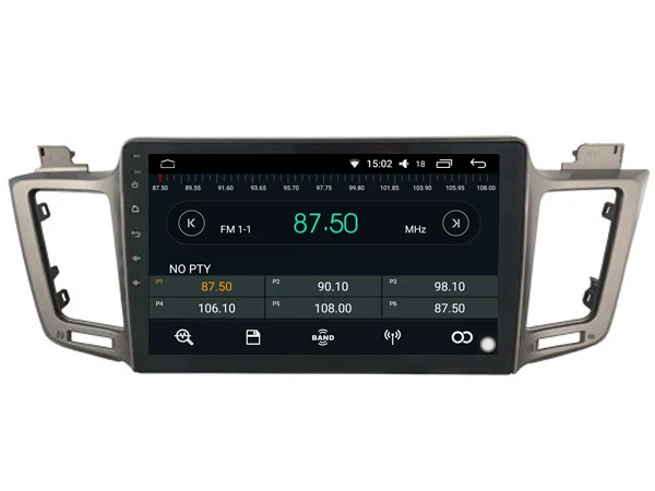 Discount for Toyota RAV4 rav-4 2013+ Android 8.0 car gps multimedia 64GB rom+IPS screen+CARPLAY+TDA7851 Amplifer+4 Car Launcher radio 5