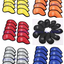 10 шт. Гольф Железный чехол Proctive чехлы с номером Железный клуб крышка головки 3-9 P A S