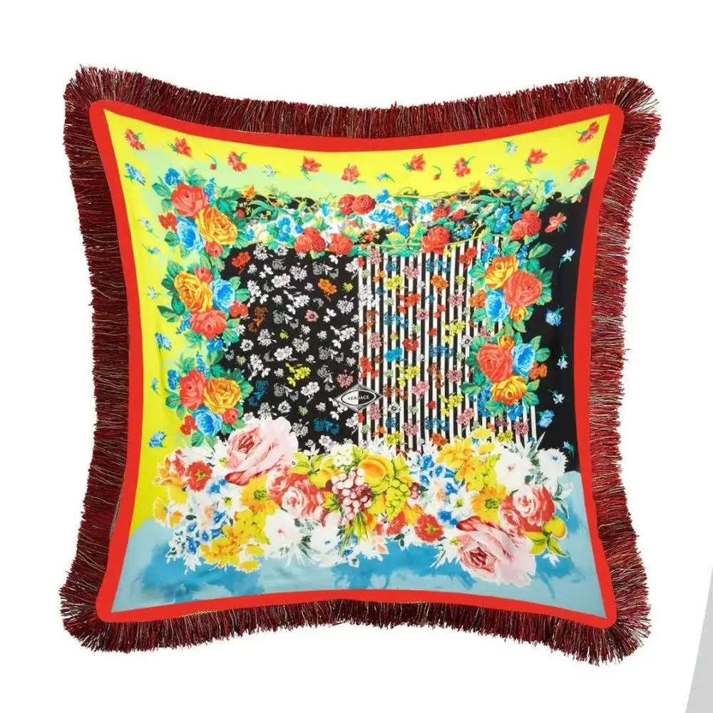 

2019 Palace High Quality Multi-size Throw Velvet Gift Cushion Cover Pillow Case Office Home Sofa Decor