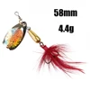 LUSHAZER fishing spoon lures spinner baits 3g-6g metal baits spinnerbait fishing wobbler isca artificial hard lure free shipping ► Photo 3/6