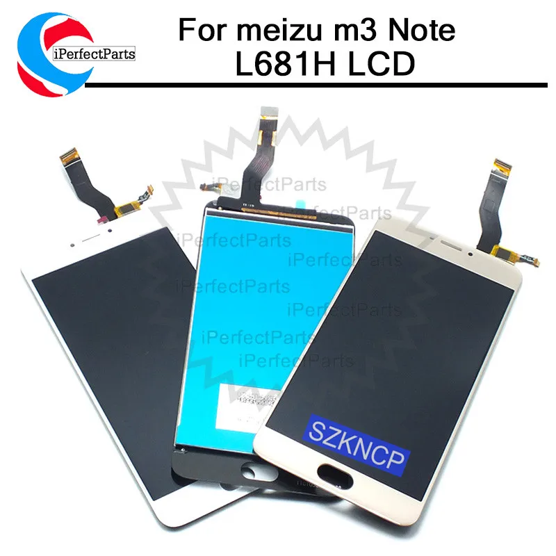 ЖК дисплей Meizu m3 note L681H дигитайзер сенсорного экрана запасные части для сотового