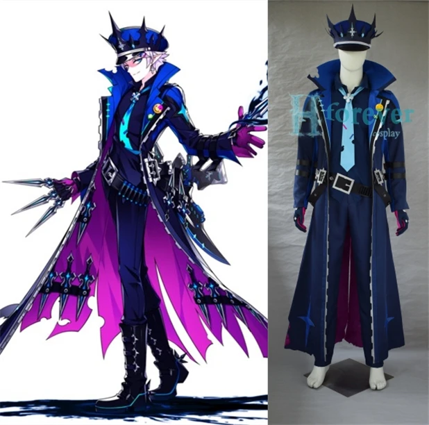 Customized Anime Game Elsword Lu Ciel Battle Uniform Cosplay Costume Any Size Unisex Full Set For Halloween Free Shipping Customized Anime Game Elsword Lu Ciel Battle Uniform Cosplay Costume Any Size Unisex Full Set For Halloween Free Shipping