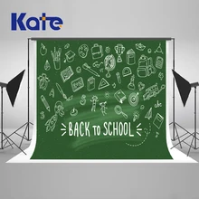 Kate Green Screen Back To School Season Photography Backgrounds Blackboard School Photo Backdrop Children Studio Backdrop kate retro blue wall photo background photography backdrop children washable backgrounds for photo studio