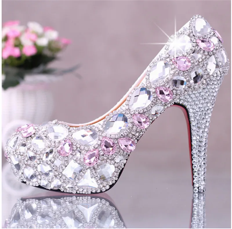 Алмазные каблуки 5d алмазная живопись полная дрель круглый 3d кристалл бриллиантовой вышивки на высоком каблуке Вышивка крестом Mosaico Алмазная обувь
