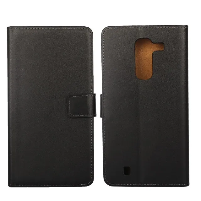 

For LG G Pro 2 / F350 5.9" Black Real Leather case coque,for LG G Pro2 real leather stand flip cover funda Bag Protector