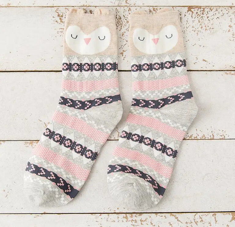 Зимние новые женские одноцветные носки удобные милые японские Носки с рисунком из перьев женские хлопковые носки без пятки - Цвет: a2