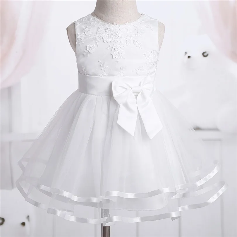 

iEFiEL Infant Baby Kids Girls Wedding Flower Girls Dress Princess Party Pageant Formal Dress Prom Baby Children Birthday Dress