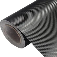 30cm x 127cm 3D fibra di carbonio vinile Car Wrap foglio rotolo pellicola adesivi per Auto e decalcomania moto accessori per lo Styling automatico automobili