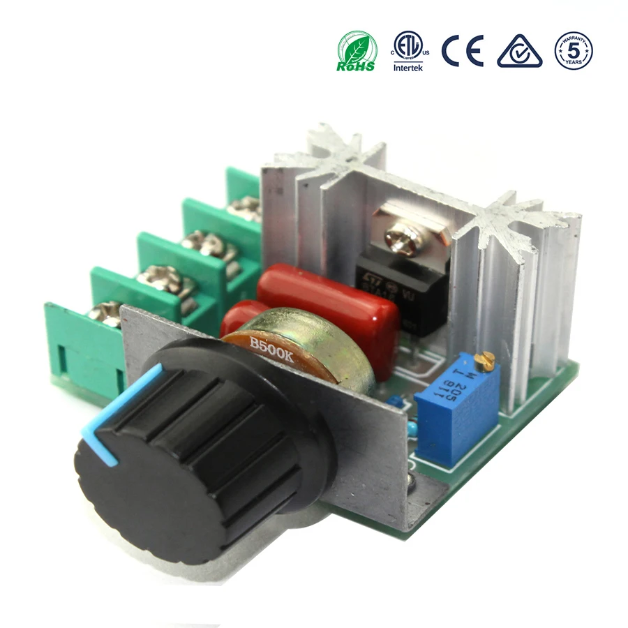 

Led control dimmers Electronic switch 220V 2000W Speed Controller SCR Voltage Regulator Temperature Thermostat For table lamp