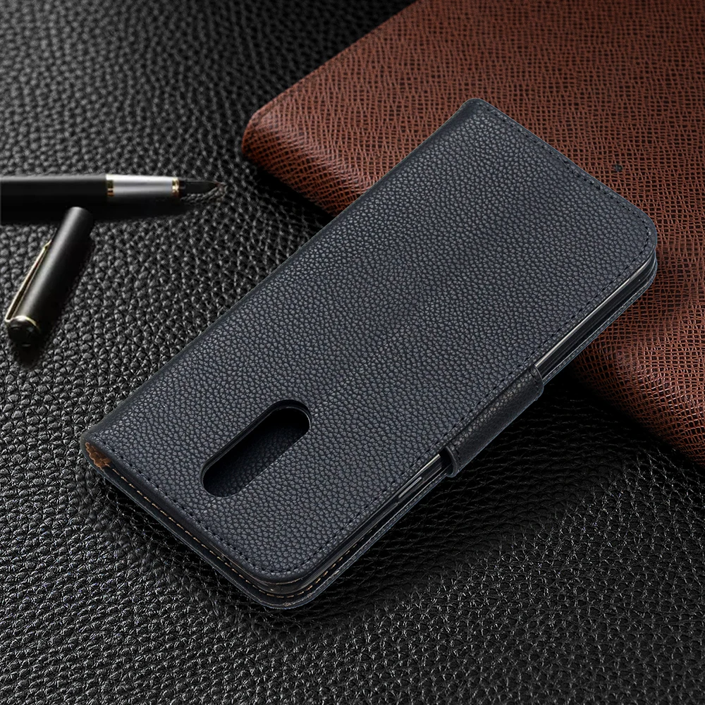 Wallet Phone Case For LG K40 LG K12 Plus LG X4 2019 Cover PU Leather Flip Stand Wrist Strap Credit Card Slots Magnetic Closure
