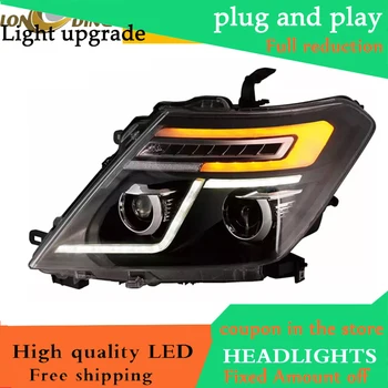 

D_YL Car Styling 2010-2016 Headlight For NISSAN Patrol Royale for INISSAN Patrol LED HeadLighT xenon lens LED car light