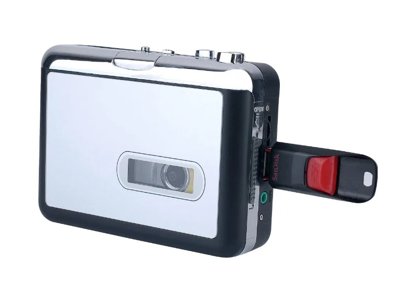 

Ezcap Cassette Player USB Walkman Cassette Tape Music Audio to MP3 Converter Player Save MP3 File to USB Flash/USB Drive