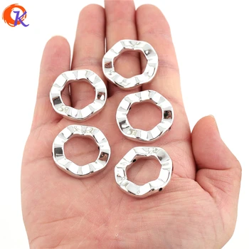 

Cordial Design 30MM 100Pcs/Lot Rhodium Bead Accessories/Acrylic Beads/Earring Findings/Hand Made/UV Bead/Beads Jewelry Making