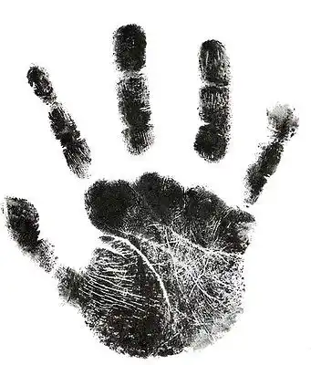 ink handprint