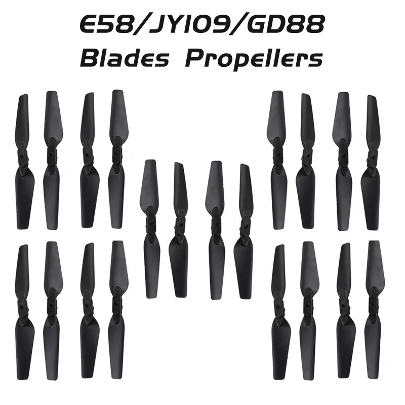 

E58 Spare parts Drone Arms Blades Propellers Motors USB Charging Cable Drone Case for E58 JY019 GD88