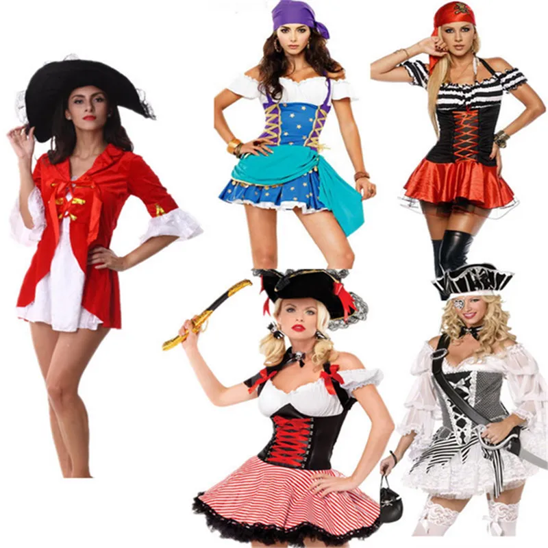 2016 Nieuwe Sexy Vrouwen Piraat Kostuum Halloween Carnaval Party Somalische Piraat Jurk hoge kwaliteit Volwassen Vrouwen Cosplay kleding|cosplay clothing|pirate costumewomens pirate - AliExpress