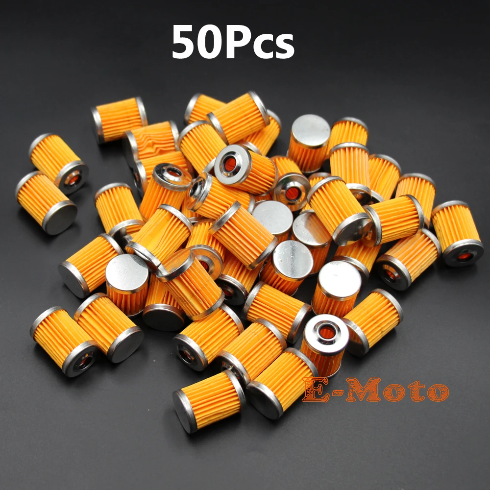 50 Pack Fuel Filter Element Reusable Washable for Triumph BMW Petrol