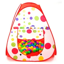 Портативная детская игрушка в горошек, палатки, игровой домик, сад, складная детская складная палатка для детей, поп-ап, морской шар, бассейн, 985-Q38