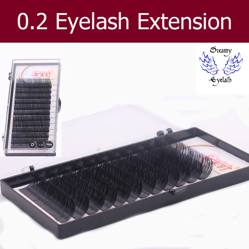 

Thinkshow 0.2mm Thickness Handmade Eyelashes Extension Makeup Natural False Lashes Individual Wimper Extensions Free Shipping
