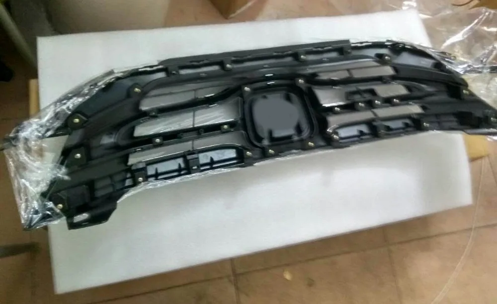 Передняя решетка бампера для Honda accord 2014 2015 серебристый стиль спортивный ABS OEM|bumper